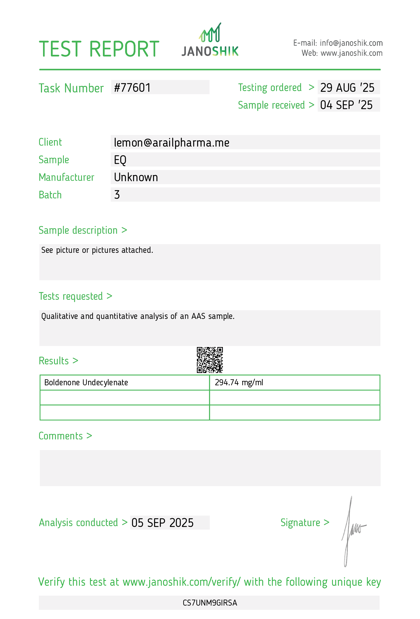 EQUIPOISE-300 lab report
